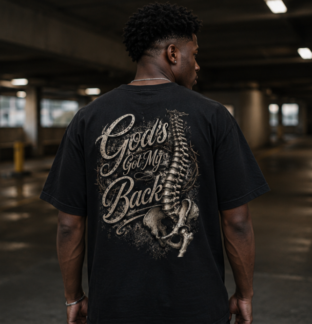 God's Got My Back Oversized Tee