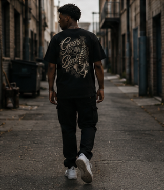 God's Got My Back Oversized Tee