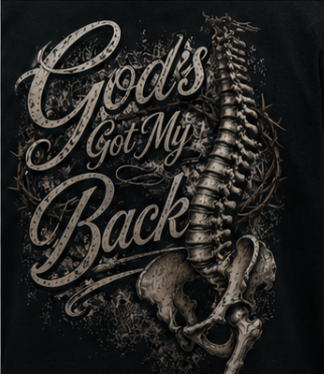 God's Got My Back Oversized Tee